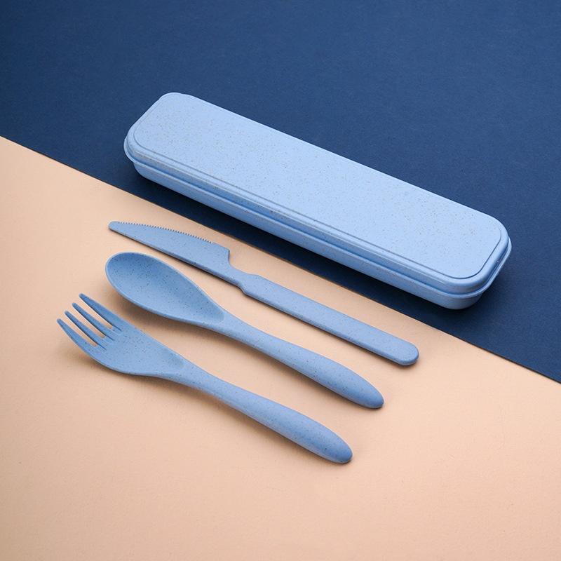 Reusable Straw - Wheat Straw Reusable Cutlery Set Odor