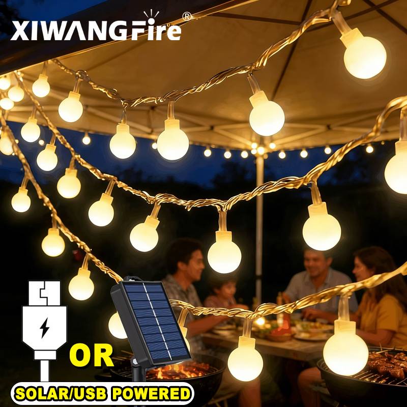 3-10M Solar/USB/Battery String - Solar Garden Light recension och pris