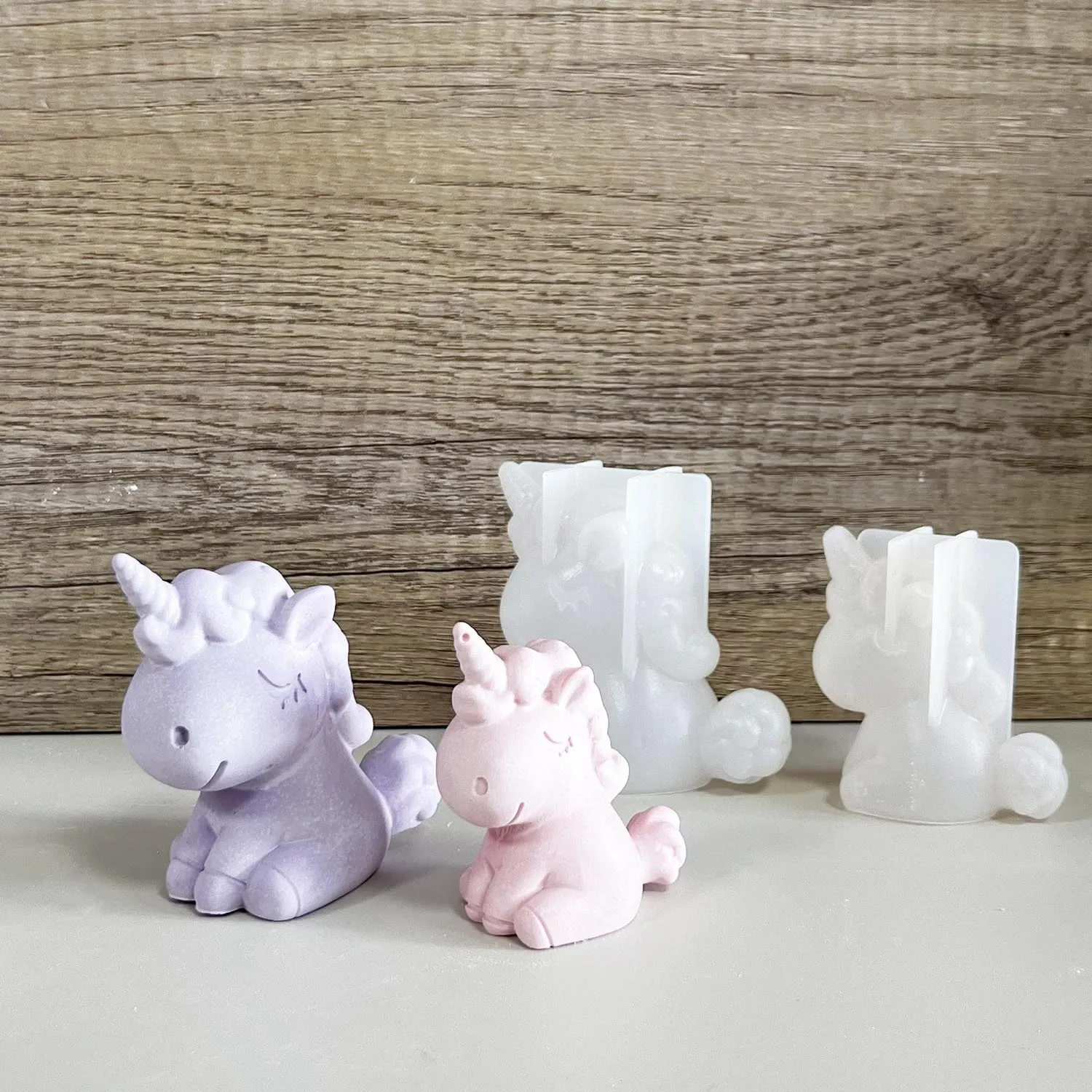 3D Geometric Silicone Unicorn  - Eco Soap recension och pris