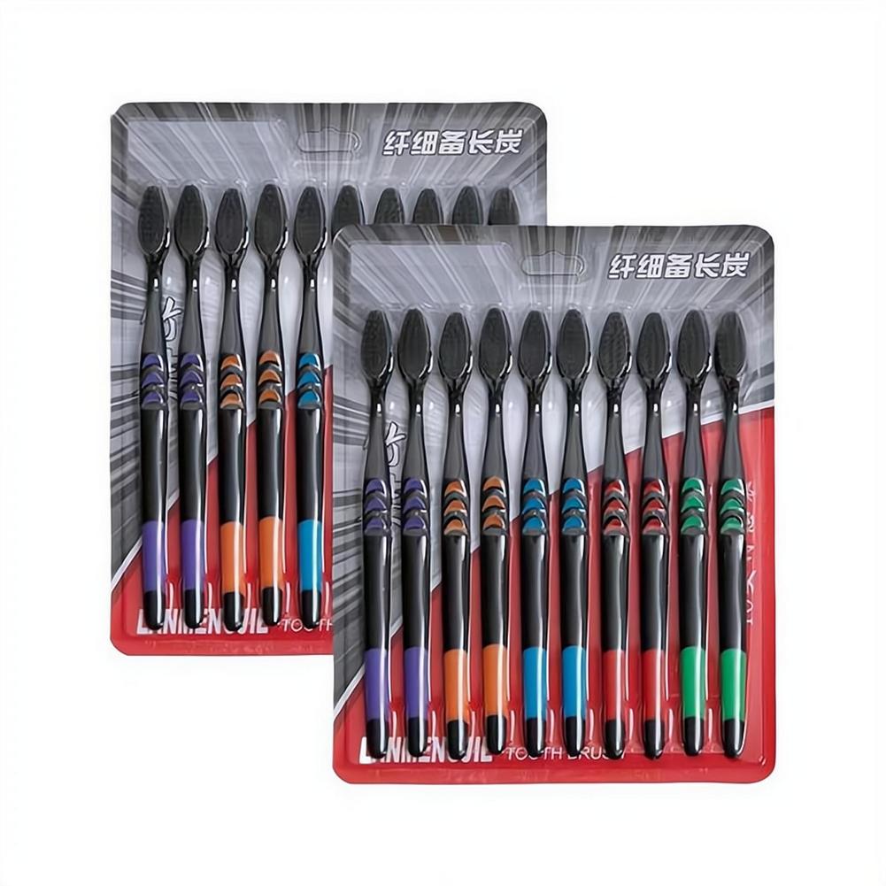 10 Pieces Packed Soft Bristle  - Bamboo Toothbrush recension och pris