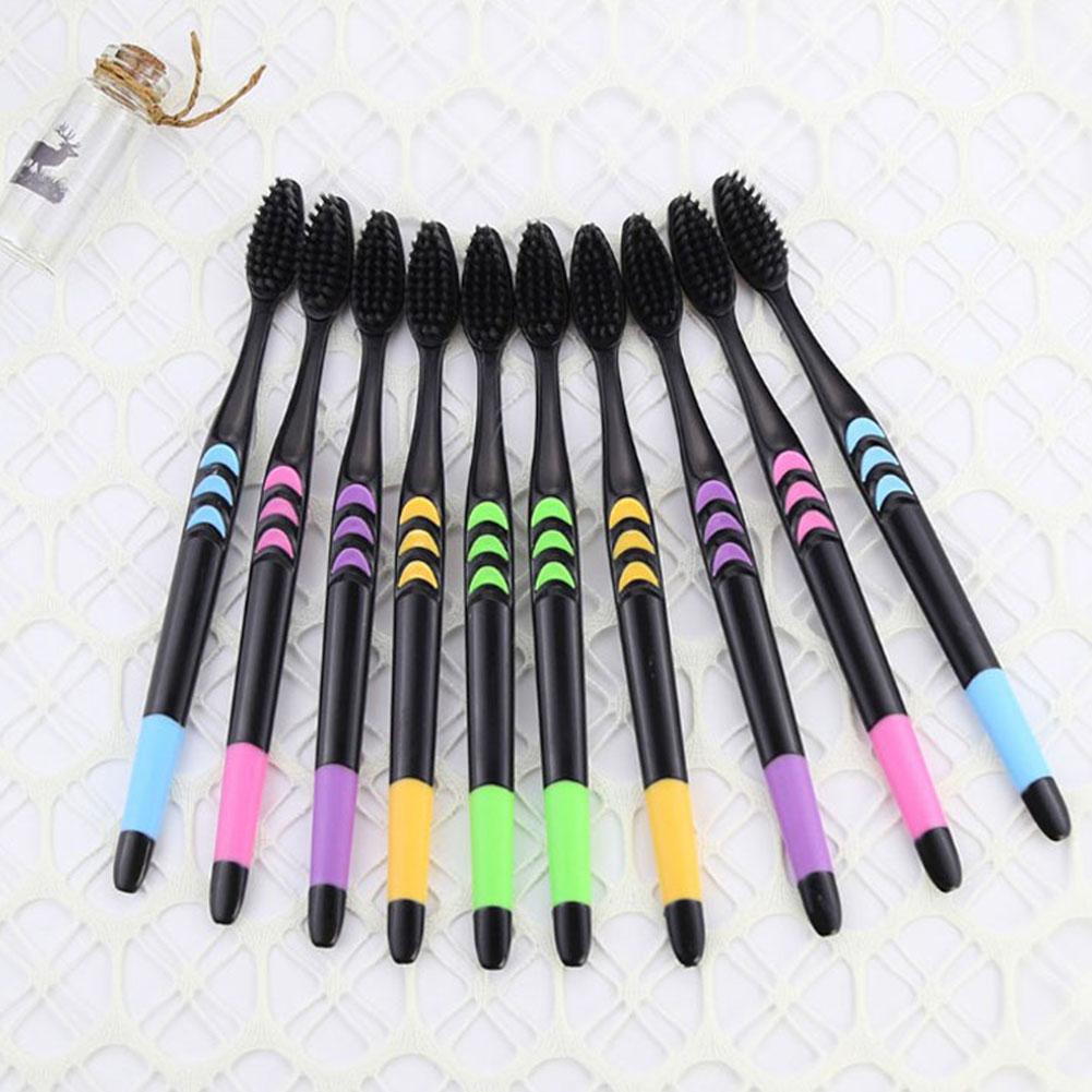 10 Pieces Packed Soft Bristle  - Bamboo Toothbrush recension och pris