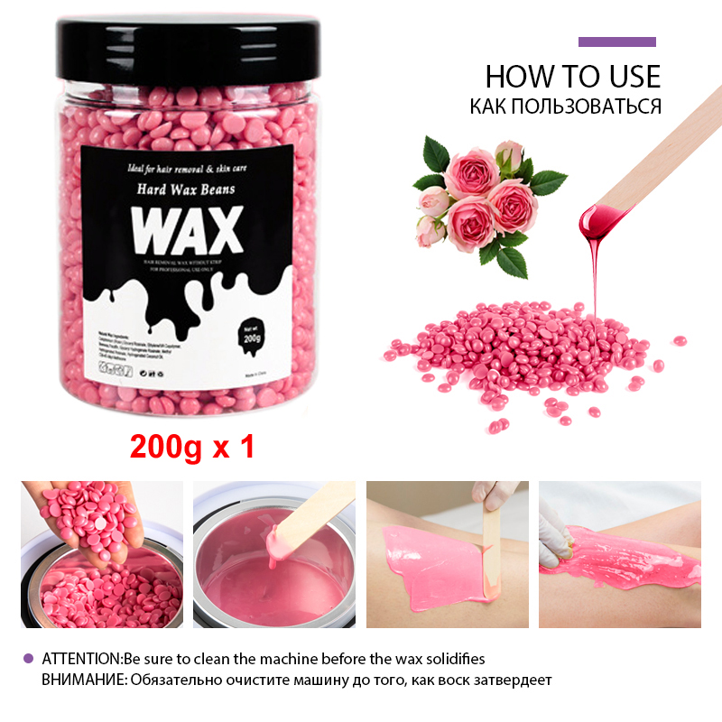200g/400g Depilatory Wax Beans - Beeswax Wrap recension och pris