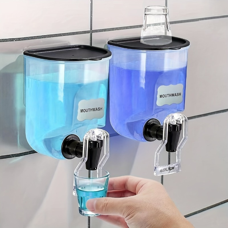 2PCS 600ml Mouthwash Dispenser - Reusable Bottle recension och pris