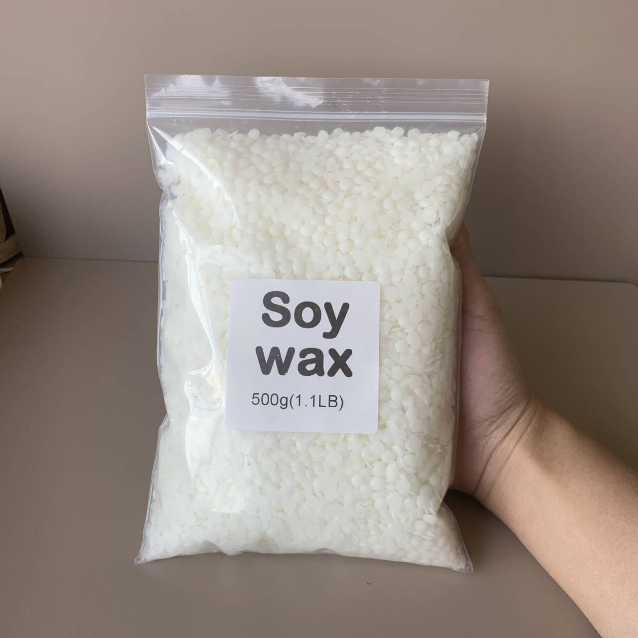 50g-1000g 100% Natural Soy Wax - Beeswax Wrap recension och pris