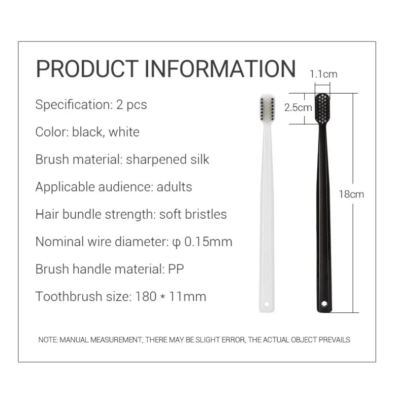 2-10PC Eco-Friendly Bamboo Cha - Bamboo Toothbrush recension och pris