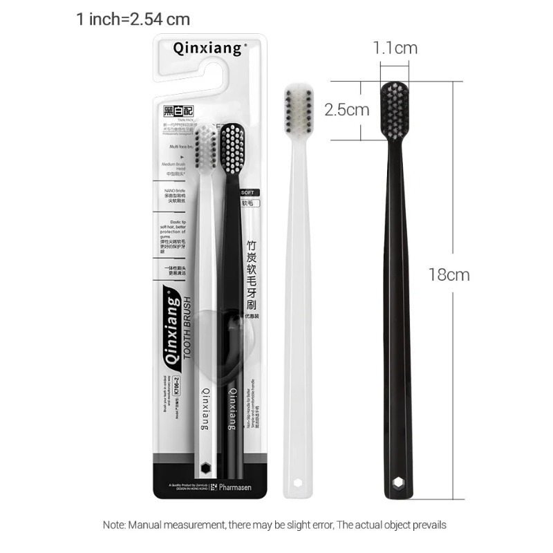 2-10PC Eco-Friendly Bamboo Cha - Bamboo Toothbrush recension och pris