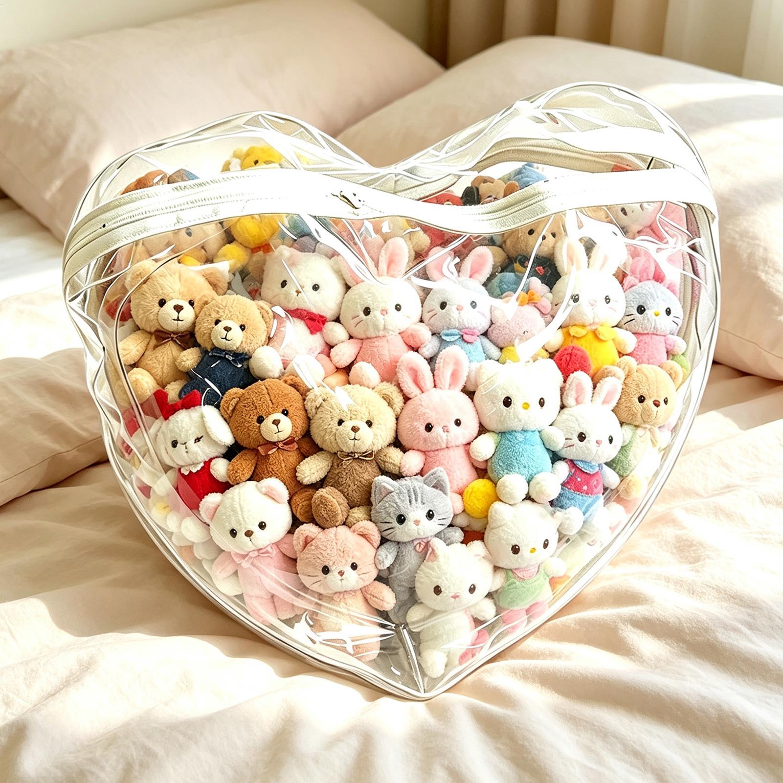Stuffed Animal Storage Clear D - Reusable Bag recension och pris