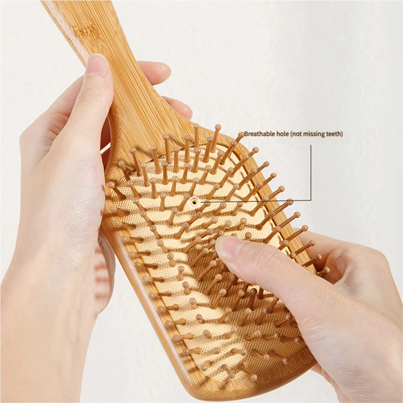 Bamboo Hair Brush Women Stylin - Bamboo Toothbrush recension och pris